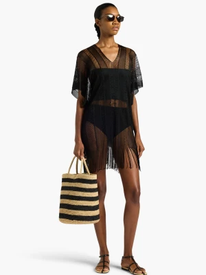 DZIERGANE CZARNE PONCZO LIVIANA CONTI