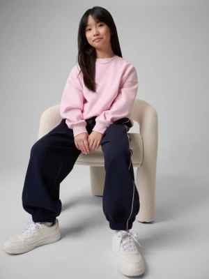 Dziewczęca bluza nierozpinana bez kaptura 4F 4FJRSS26TSWSF2819 - różowa 4F JUNIOR