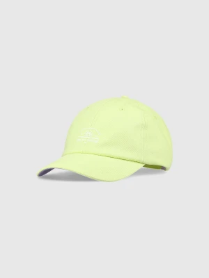 Dziewczęca czapka z daszkiem 4F 4FJRSS25ACABF476 - żółta 4F JUNIOR