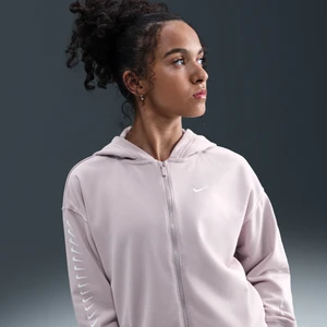 Dziewczęca dzianinowa bluza z kapturem Dri-FIT Nike Sportswear - Fiolet