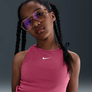 Zdjęcie produktu Dziewczęca koszulka z prążkowanego materiału Nike Sportswear - Fiolet