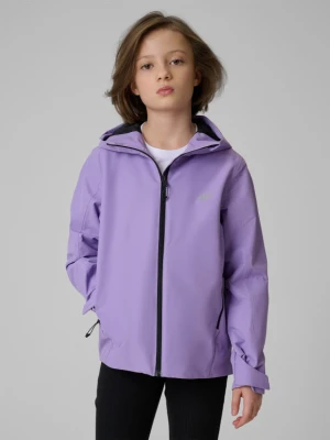 Dziewczęca kurtka przejściowa 4F 4FJRSS26TTJAF1138 - fioletowa 4F JUNIOR