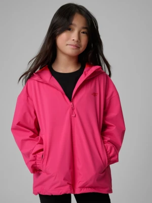 Dziewczęca kurtka przejściowa 4F 4FJWSS26TTJAU1096 -różowa 4F JUNIOR