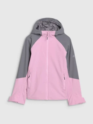 Dziewczęca kurtka trekkingowa membrana 5000 4F 4FJWSS25TTJAF676 - różowa 4F JUNIOR