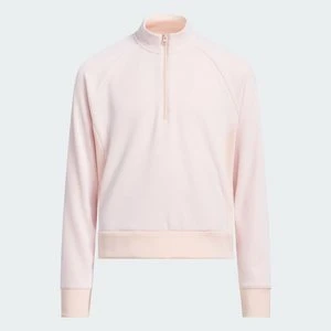 DZIEWCZĘCA TEKSTUROWANA BLUZA Z KRÓTKIM SUWAKIEM Adidas