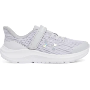 Dziewczęce buty do biegania Under Armour UA GPS Pursuit 4 AC - szare