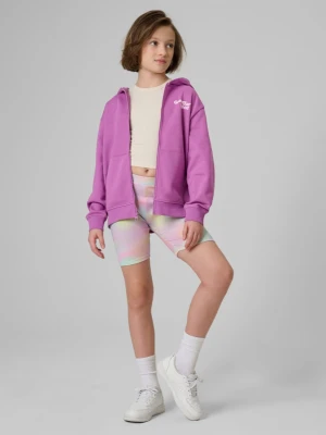 Dziewczęce kolarki legginsy 4F 4FJRSS26TSTIF035 - multikolor 4F JUNIOR
