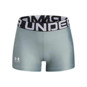 Dziewczęce krótkie legginsy treningowe Under Armour G HeatGear Shorty - zielone