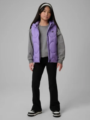 Dziewczęce legginsy 4F 4FJWSS26TTIGF275 - czarne 4F JUNIOR