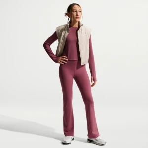 Dziewczęce legginsy z wysokim stanem Nike Mavn - Czerwony