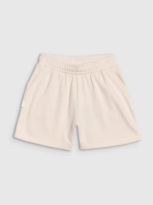 Dziewczęce spodenki dresowe 4F 4FJWSS25TSHOF470 - beżowe 4F JUNIOR