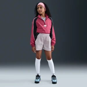 Dziewczęce spodenki z tkaniny Nike Sportswear - Fiolet