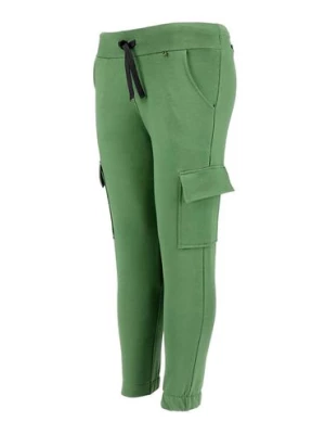 Dziewczęce spodnie dresowe bojówki zielone Tup Tup