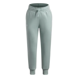 Dziewczęce spodnie dresowe Under Armour UA Rival Fleece Joggers - zielone