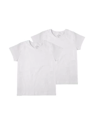 Dziewczęcy T-Shirt 2-pack biały TUP TUP