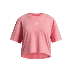 Dziewczęcy t-shirt Under Armour UA Rival Wash - różowy