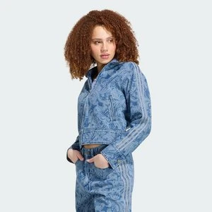 DŻINSOWA BLUZA DRESOWA ADIDAS LIBERTY LONDON FIREBIRD