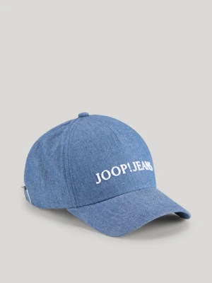 Dżinsowa czapka z daszkiem Marcello w niebieskim kolorze Joop