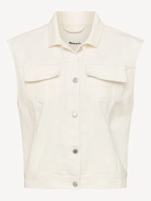 dżinsowa kamizelka biały - TAMARIS