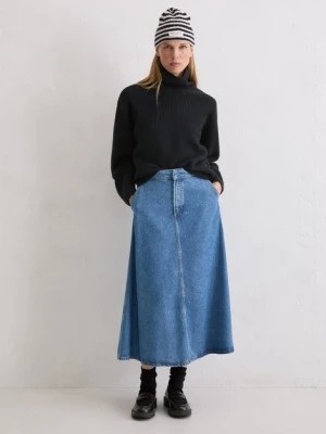 Dżinsowa spódnica do łydki w kształcie litery A Marc O'Polo