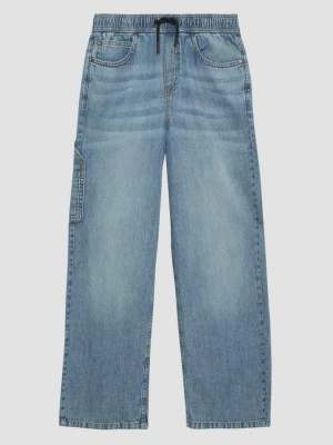 Dżinsy baggy / luźny krój / średni stan / szeroka nogawka / wykonane z lekkiego denimu s.Oliver niebieski