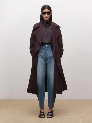 Dżinsy balloon z wysokim stanem średni niebieski - Kobieta - - MANGO