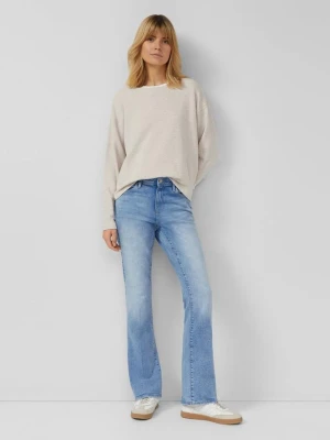 Dżinsy Beverly / Slim Fit / Mid Rise / Bootcut Leg s.Oliver niebieski
