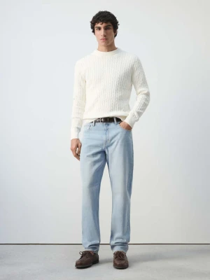 Dżinsy Bob regular fit rozbielony niebieski - Mężczyzna - - MANGO MAN