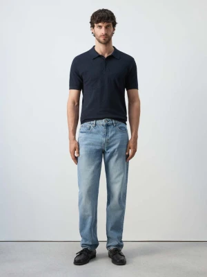 Dżinsy Bob regular fit średni niebieski - Mężczyzna - - MANGO MAN