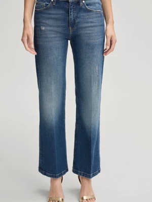 Dżinsy bootcut Chrisi w kolorze niebieskim, z wysokim stanem Joop