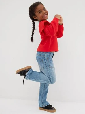 Dżinsy bootcut ze średnim stanem bonprix