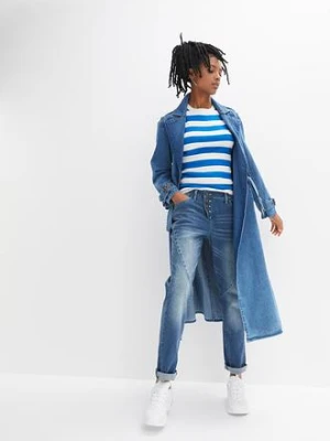 Dżinsy boyfriend, niski stan, ze stretchem bonprix