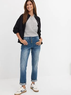 Dżinsy boyfriend, niski stan, ze stretchem bonprix