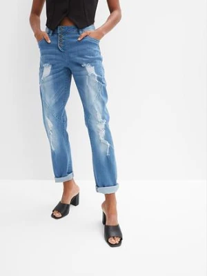 Dżinsy boyfriend, średni stan bonprix