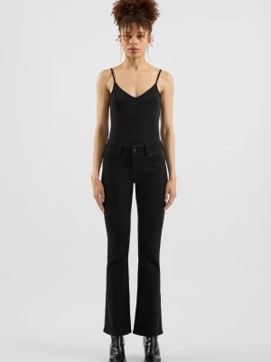 Dżinsy Catie / Slim Fit / Mid Rise / Bootcut Leg QS czarny