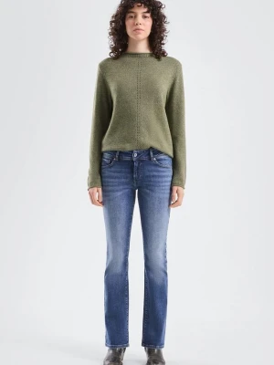 Dżinsy Catie / Slim Fit / Mid Rise / Bootcut Leg QS niebieski