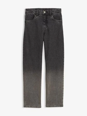 Dżinsy cieniowane, loose fit, straight bonprix