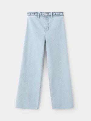 Dżinsy culotte jasnoniebieski - Dzieci - lata - MANGO KIDS