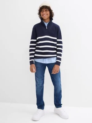 Dżinsy dresowe slim fit, prosta nogawka bonprix