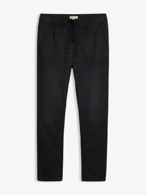 Dżinsy dresowe slim fit, straight BonPrix czarny