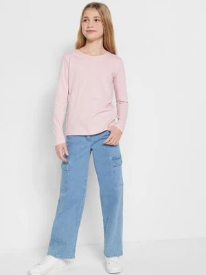 Dżinsy dziewczęce bojówki bonprix