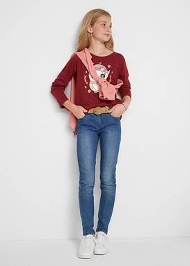 Dżinsy dziewczęce Skinny Fit bonprix