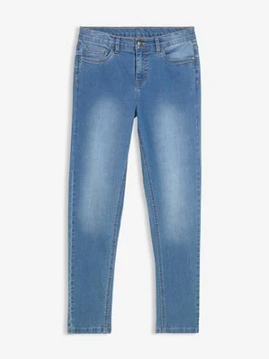 Dżinsy dziewczęce skinny fit, mid waist bonprix