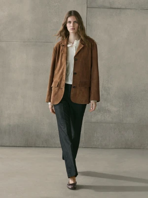 Dżinsy Dzwony - Czarny - - Massimo Dutti - Kobieta