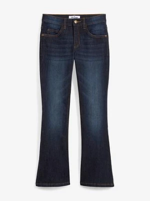 Dżinsy flared, mid waist bonprix