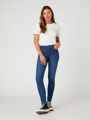 Wrangler Dżinsy "Good life" - Skinny fit - w kolorze granatowym rozmiar: W28/L30