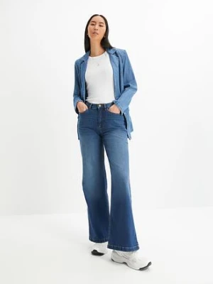 Zdjęcie produktu Dżinsy High Waist Wide Leg, z bawełny organicznej bonprix