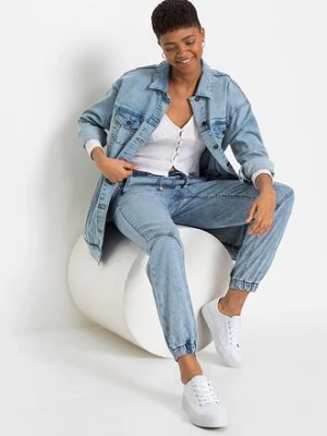 Dżinsy jogger mid waist, ze stretchem bonprix