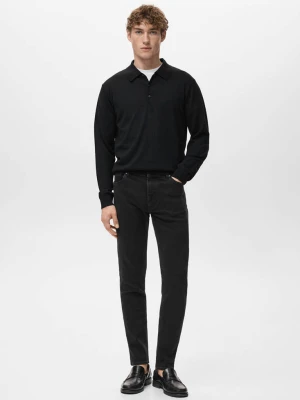 Dżinsy Jude skinny fit black denim - Mężczyzna - - MANGO MAN