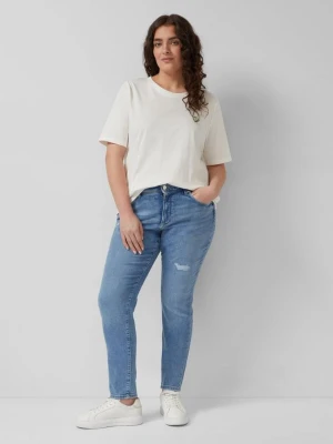 Dżinsy / Krój skinny / Średni stan / Nogawka skinny / Efekt zniszczenia s.Oliver niebieski